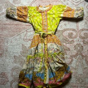 Vibrant Boho girls Midi Dress A loves A